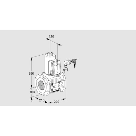 Honeywell Kromschroder Solenoid Gas Safety Valve – 500 mbar, IP65, Auto Shut-Off, VAS-VCS Series KS88203459