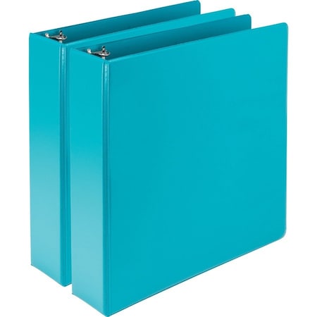 Samsill Presentation View Binder, 2", Teal, PK2 U86677