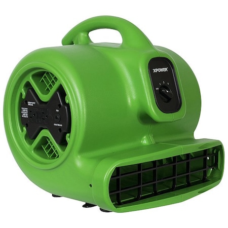 Xpower CentrifugalBlower, Green, ABS, 16-1/4inH X-600A-Green