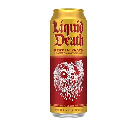 Liquid Death Iced Tea, Rest in Peace, 19.2 oz Can 1700611