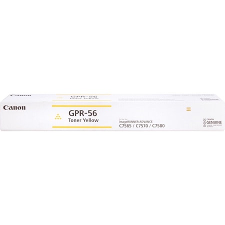 Canon GPR-56 Toner Bottle Cartridge, Laser, Yellow, 66500 Pages 1001C003