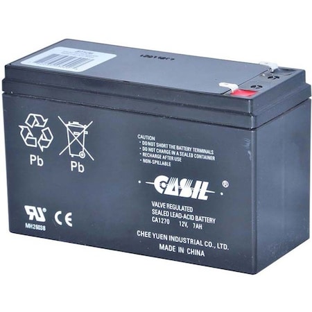 Altronix Lead Acid Battery- 12VDC/7Ah BT126