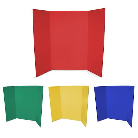 Flipside 36 x 48 1 Ply Primary Color Assortment Project Board Pack of 24 30073