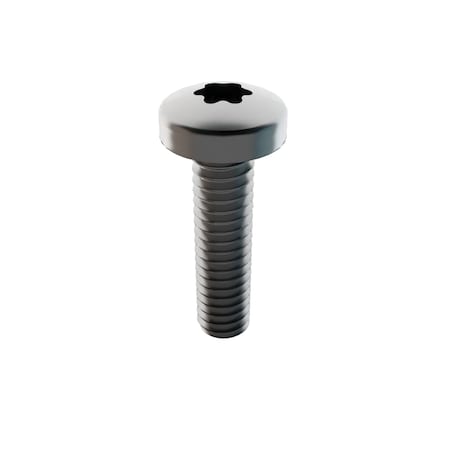 1/4"-20 x 1 in Torx Pan Machine Screw, Plain 18-8 Stainless Steel, 5 PK