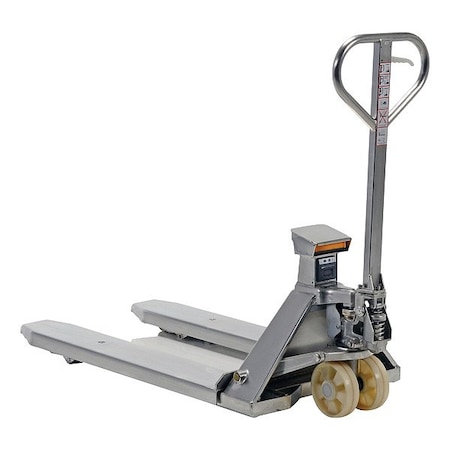 Vestil PlatformTruckScale, 62in, 27in, Slvr, 5000lb PM-2748-SCL-LP-SS