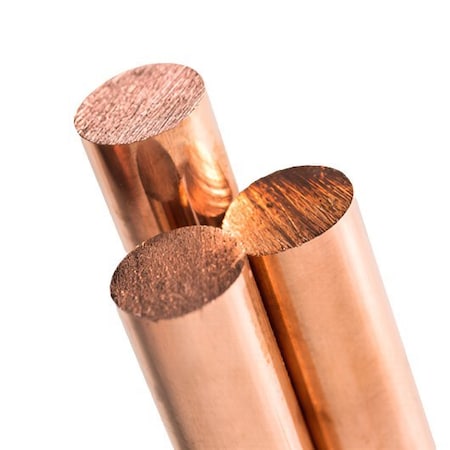 Southern Copper C10100 Oxygen Free Copper Round Bar 3 in Diameter 6.0 in Length C10100DIA3000-6