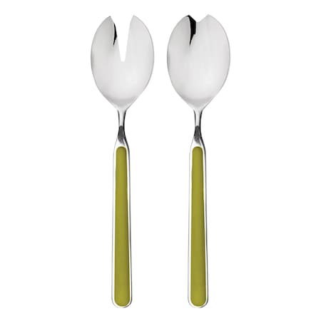 Mepra Fantasia Salad Serving Set - 2 Pieces - Olive-Green 10Q722122
