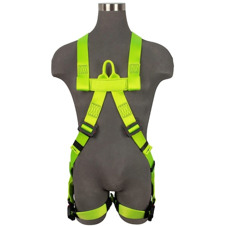 Safewaze Arc Flash Full Body Harness DE 1D, Soft Sternal Loop, DE MB Torso, DE QC Legs XS SW77125-UTQC-XS
