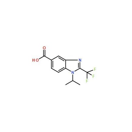 Ak Scientific 1-Isopropyl-2-(trifluoromethyl)-1H-benzimidazole-5-carboxylic acid (1g), CAS 306935-42-2 Y8650-1g