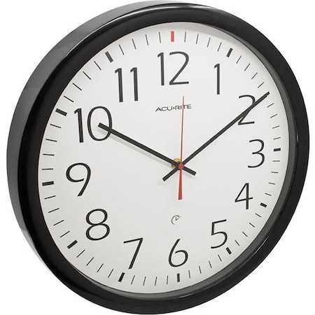 Acurite Set And Forget Wall Clock, 14.3" 46027