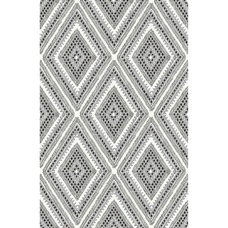 A-Street Prints Zaya Black Tribal Diamonds Wallpaper 2969-26012
