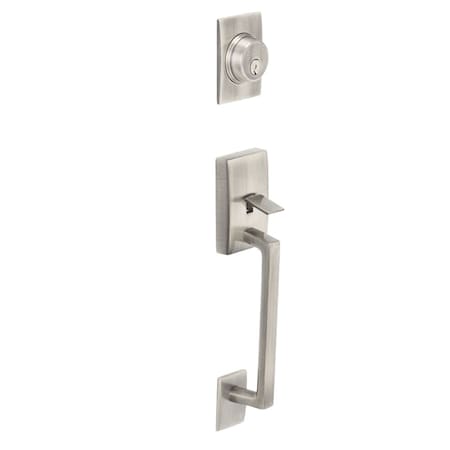 Schlage Residential Entrance Handleset Exterior Only, Century Style, Satin Nickel F58 CEN 619