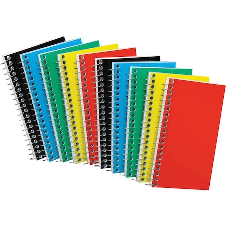 Tops Sidebound Memo Book, White, 10PK TOP25095BD