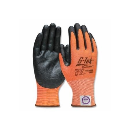 G-Tek ECO Series, D340OR, Dyneema Diamond Blended 2.0, Nitrile Coated Foam Grip, XX-Large, Hi-Vis, 12PK 112-19-D340OR/XXL