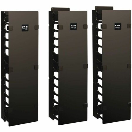 Tripp Lite by Eaton SmartRack SRCABLEVRT6 Vertical Cable Manager - Cable Manager - Black - Steel SRCABLEVRT6