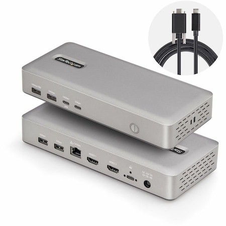 Startech.Com USB4 DOCKING STATION, USB-C 40GBPS, DUAL VIDEO HDMI, UP TO 2X 4K 60HZ 4:4:4 (RGB 155NA-USB4-DOCK