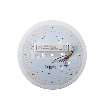 Keystone LED Retrofit Kit, 13in Circular Pan, 120-277V Input, 0-10V Dimming, Power Selectable between 21W and KT-RKIT28PS-13CP-8CSC-VDIM