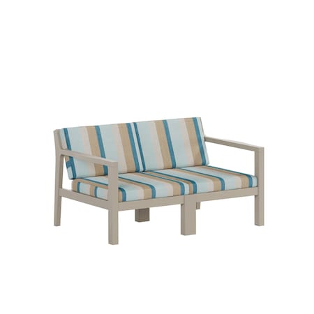 Polybird BREEZE DEEP SEAT LOVESEAT.     WEATHERWOOD POLYBIRD P108-WW-GAMI