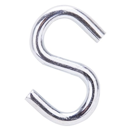 Prosource S-Hook, 100 lb Working Load, 0.229 in Dia Wire, Steel, Zinc LR372