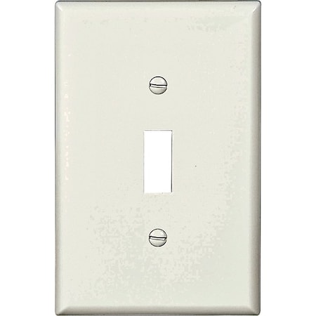 Eaton Wiring Devices WALL PLATE 1GANG TGL MID WHITE PJ1W
