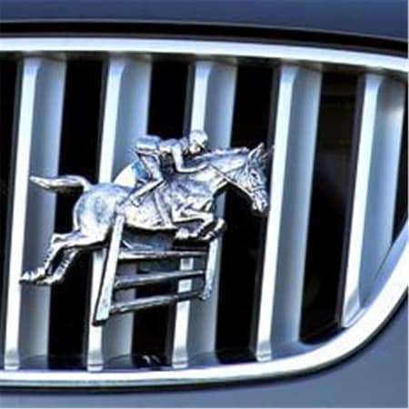 Araba Vector Jumping Horse Antique Pewter Ornament, 4.125 x 4.75 in. AR155023