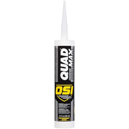 Pc Products 9 Oz OSI 2445634 000-Clear Quad Max Window, Door and Siding Sealant 084113