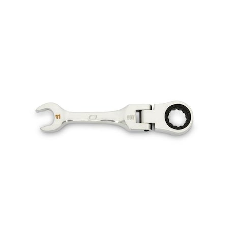 Gearwrench Stubby Flex Ratcheting Wrench, 11 mm 86861