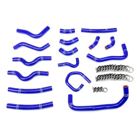 Hps Performance High Temp Reinforced Silicone Heater Coolant Hose Kit, Blue,  57-1913-BLUE