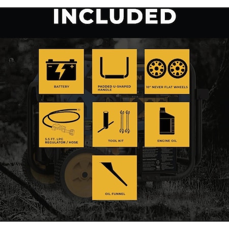 Firman Tri Fuel 8000W Portable Generator Electric Start 120/240V with CO Alert T08072