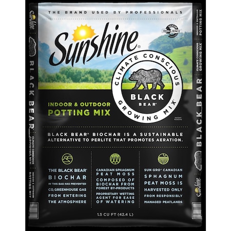 Sunshine Black Bear All Purpose Potting Mix 1.5 ft 132115.CFL1.5P