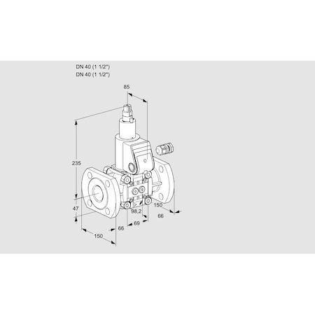 Honeywell Kromschroder VAS240F/LW KS88004434
