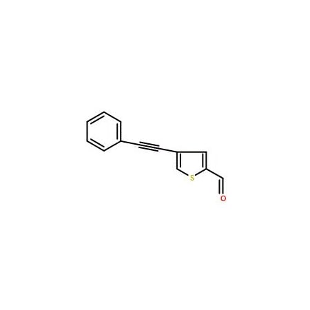 Ak Scientific 4-(2-Phenyleth-1-ynyl)thiophene-2-carbaldehyde (250mg), CAS 175203-58-4 Y7978-250mg