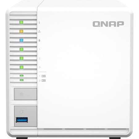 Qnap 3-BAY HIGH-PERFORMANCE DESKTOP NAS WITH INTEL CELERON 4-CORE N5105/N5095, 8 TS-364-8G-US
