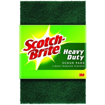 Scotch-Brite Scouring Pad, 6 in L, 9 in W, 8PK 220-8-3M