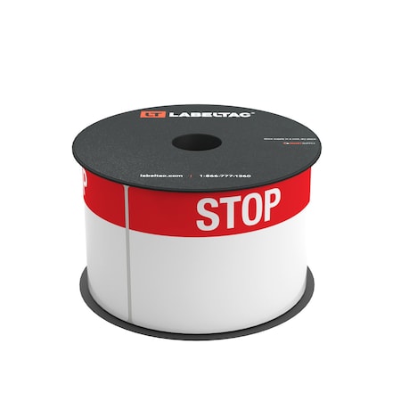 Labeltac LabelTac 4 and Pro Model Die-Cut inStopin Header Supply 3in x 5in, 200 labels per roll LT35STOP