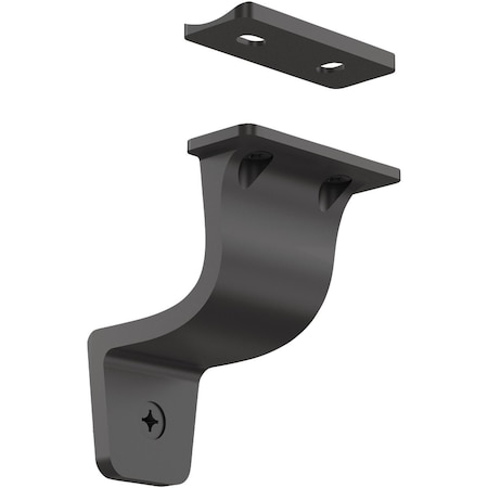 National Hardware 3'' Matte Black Cooper Handrail Bracket N830-519