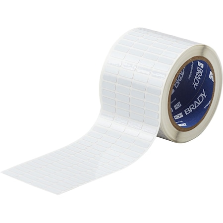 Brady High Temperature Glossy 2 mil Polyimide Labels 0.25 x 0.75 10000/RL QTY/Row 4 THT-1-797-10