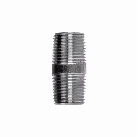 Stz Industries 1/4 in. MIP each X 1/4 in. D MIP Black Steel 1-1/2 in. L Nipple 308UP14X112