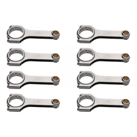 Eagle Specialty Products CRS6200B3D2000 6.2 in. 4340 H-Beam Connecting Rod Set with ARP 2000 Bolt for Small Block Chevy EAGCRS6200B3D2000