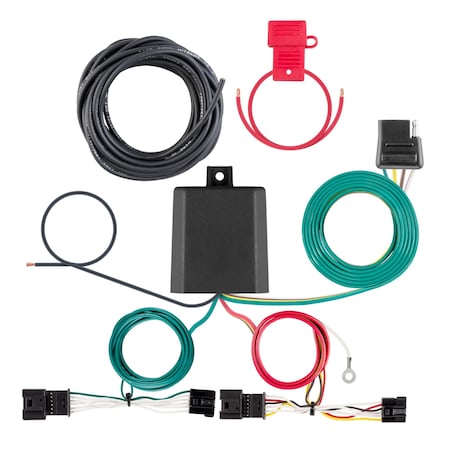 Curt Custom Wiring Harness, 4-Way Flat Output, Select Volvo XC60 56531