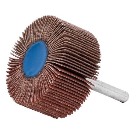 Superior Abrasives MOUNTED FLAP WHEEL ALUMINUM OXIDE 1.5 X 1 X 1/4 STRAIGHT SHANK 40grit GRIT A009979