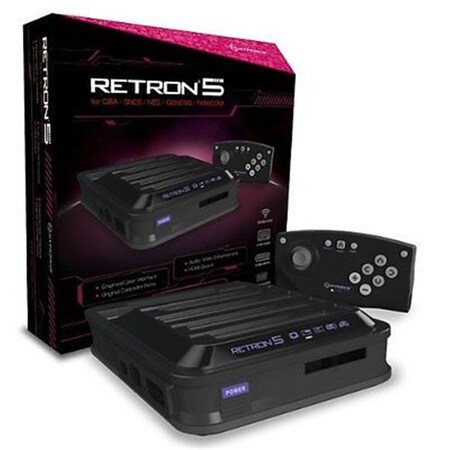 Hyperkin RetroN 5 Gaming Console, Black HY83176