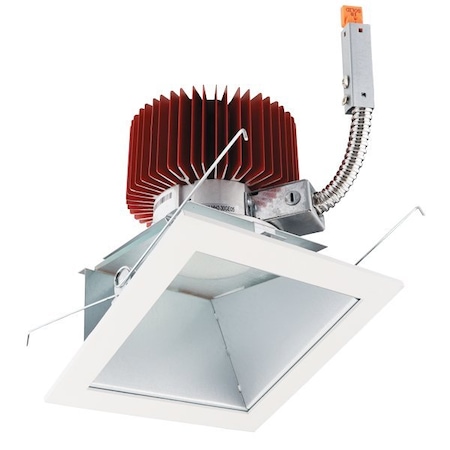 Elco Lighting 4in Square Wall Wash Reflector LED Light Engine Trims, 850lm, 3000K, White E442L0830W2