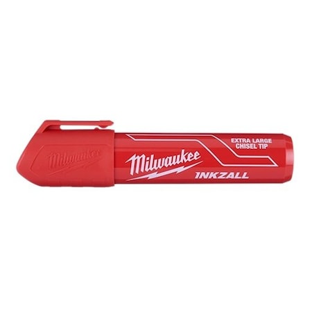 Milwaukee Tool Extra Large Chisel Tip Red Marker 48-22-3266