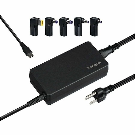 Targus 100W AC UNIVERSAL LAPTOP CHARGER W/ 5 TIPS AND 1.5M CABLE APM108TT