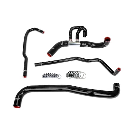 Hps Performance High Temp Reinforced Silicone Radiator and Heater Coolant Hose Kit, Black, 57-2090-BLK