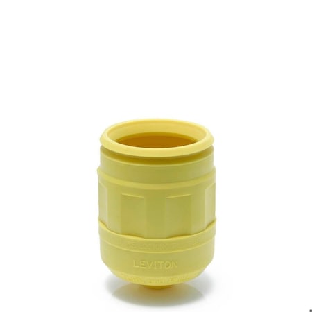 Leviton Boot Locking Plug 15A WR Yellow 6017-LY