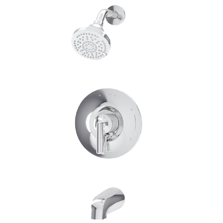 Symmons Birch HydroMersion Single Handle Tub and Shower Faucet Trim Kit with Volume Control S599215TRM
