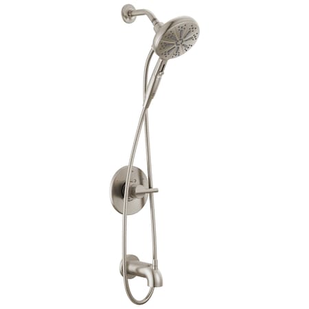 Delta Nicoli Monitor 14 Series Tub And Shower With Suredock Hand Shower In Stainless 144749-SS-HS
