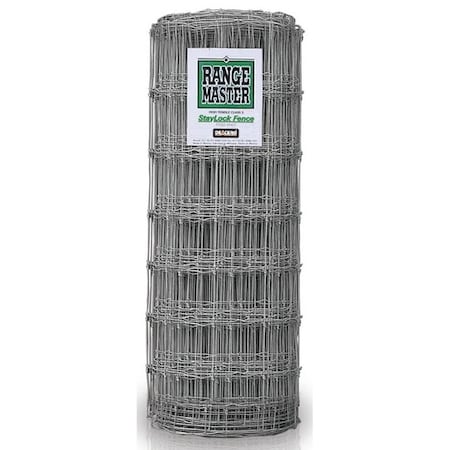 Rangemaster Staylock Fence, 330 ft L, 49 in H, 1212 Gauge, Steel, Galvanized 6797